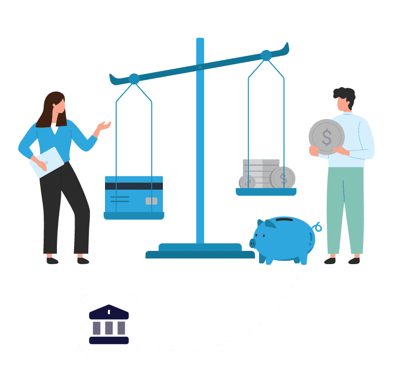 Bank Pay Illustration